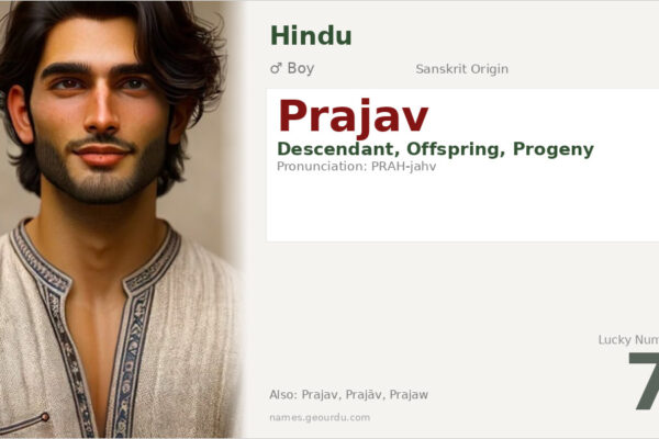 Prajav Name Meaning — Sanskrit Origin, Boy Name & Details (2025)
