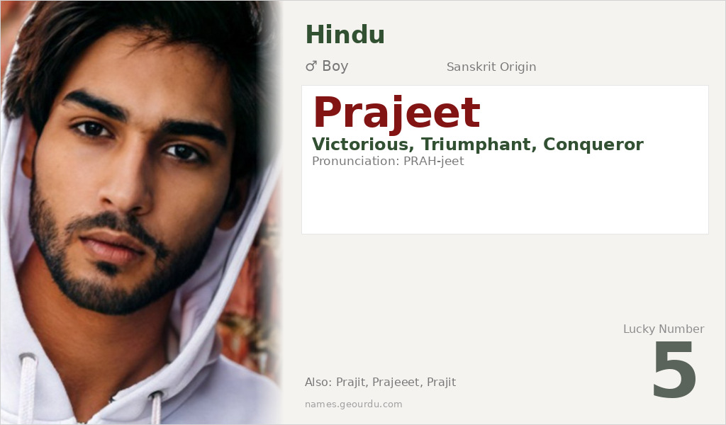 Prajeet Name Meaning and Details