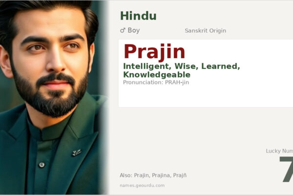 Prajin Name Meaning — Origin, Gender & Details (2025)
