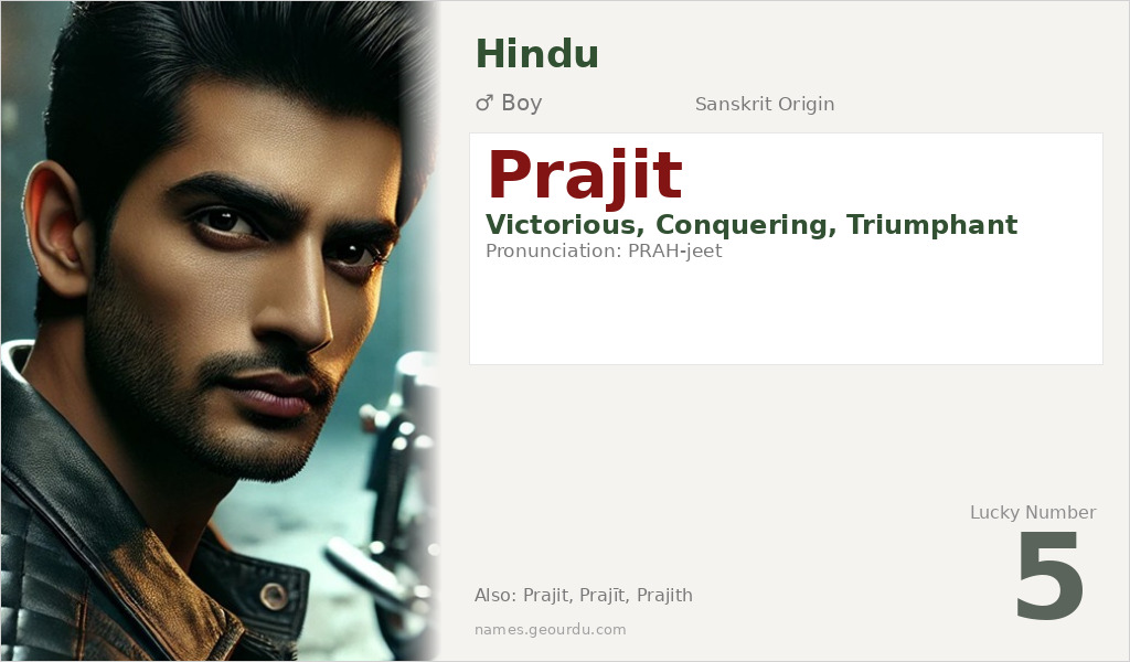 Prajit Name Meaning and Details