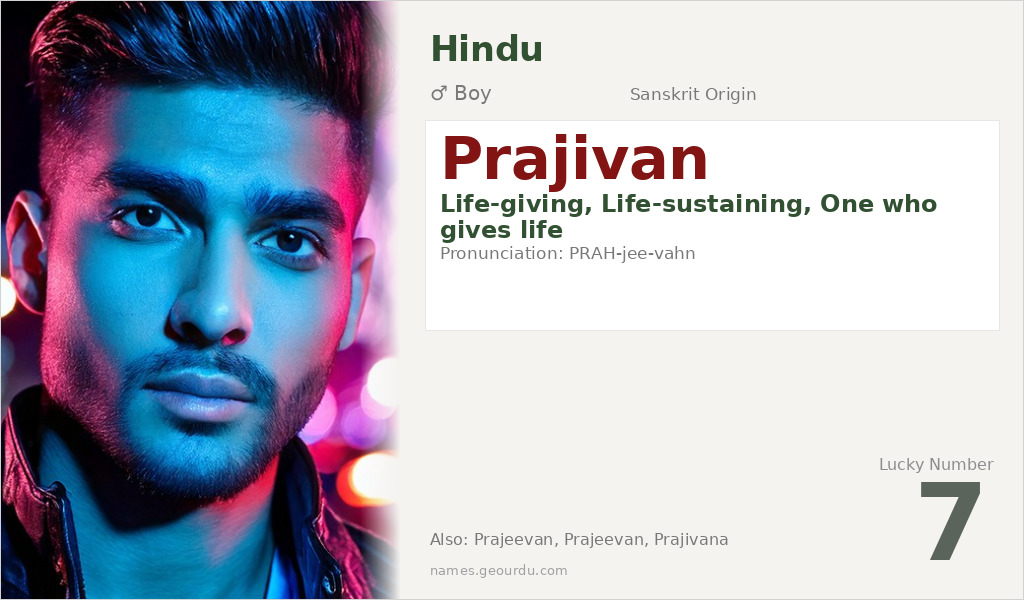Prajivan Name Meaning and Details