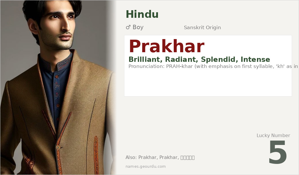 Prakhar Name Meaning and Details