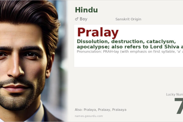 Pralay Name Meaning — Sanskrit Origin, Hindu Boy Name & Details (2025)