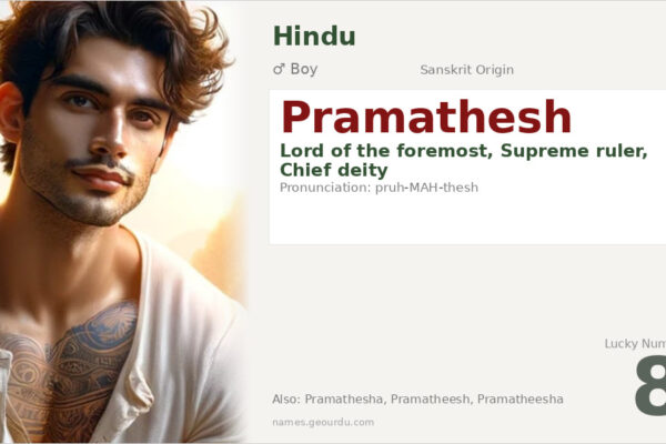 Pramathesh Meaning — Sanskrit Origin, Hindu Boy Name & Details (2025)