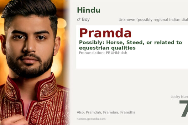 Pramda Name Meaning — Origin, Gender & Details (2025)