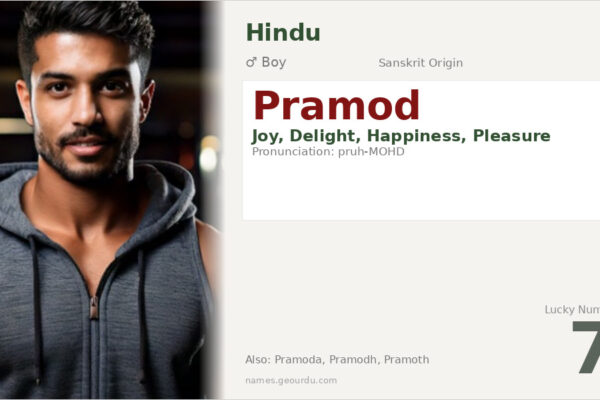 Pramod Name Meaning — Sanskrit Origin, Boy Name & Details (2025)