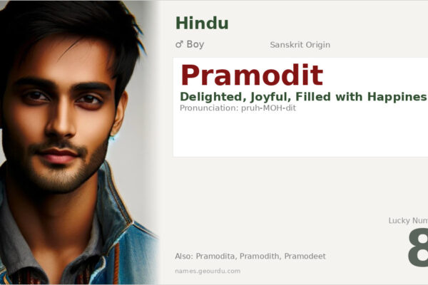 Pramodit Meaning — Sanskrit Origin, Boy Name & Details (2025)