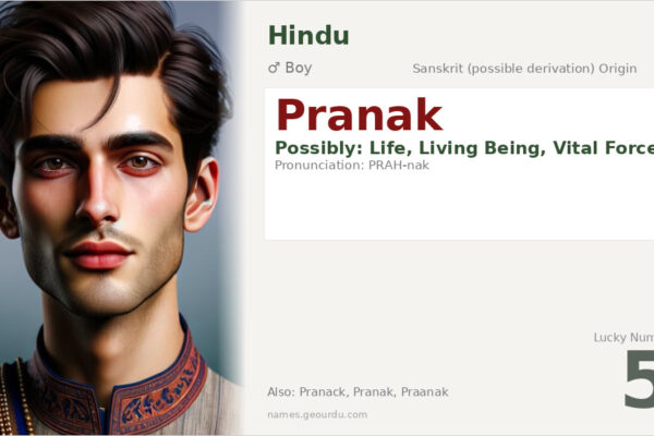 Pranak Name Meaning — Origin, Gender & Details (2025)