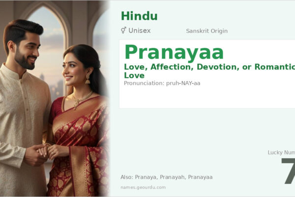 Pranayaa Meaning — Love, Origin & Details (2025)