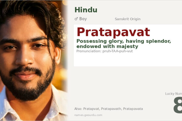 Pratapavat Meaning — Sanskrit Origin, Boy Name & Details (2025)