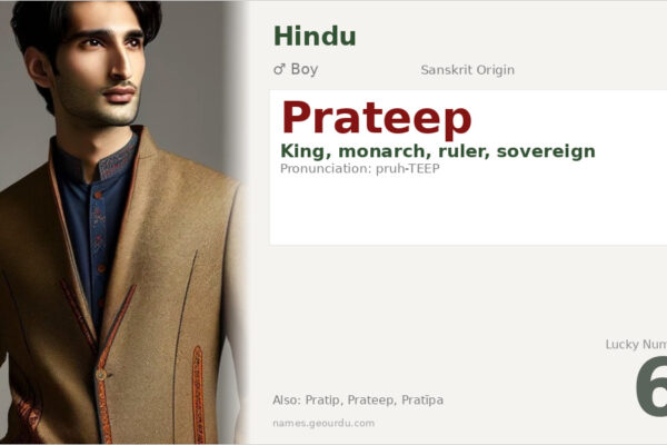 Prateep Name Meaning — Sanskrit Origin, Boy Name & Details (2025)