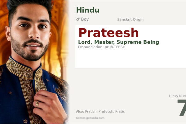 Prateesh Name Meaning — Sanskrit Origin, Boy Name & Details (2025)