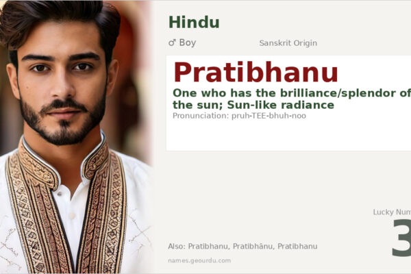 Pratibhanu Name Meaning — Sanskrit Origin, Boy Name & Details (2025)