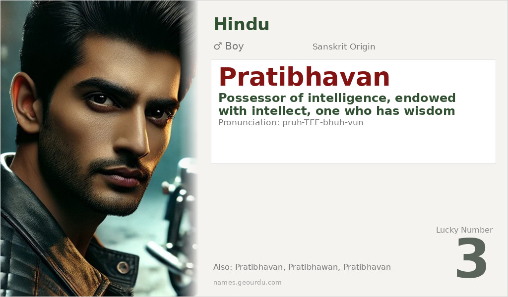 Pratibhavan Name Meaning and Details