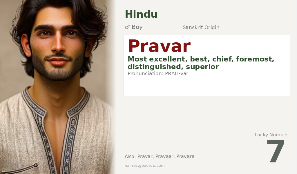 Pravar Name Meaning and Details