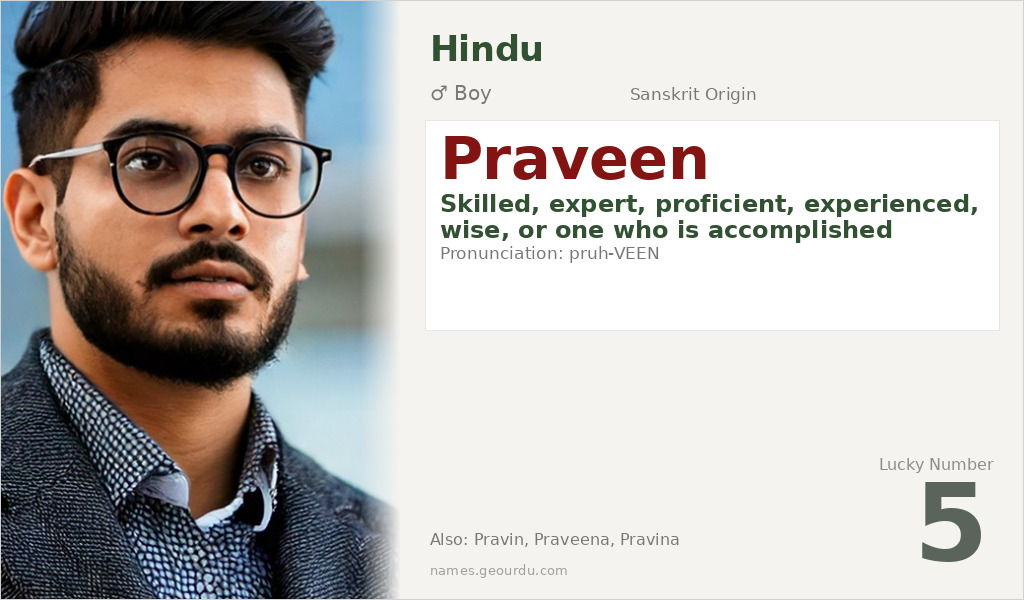 Praveen Name Meaning and Details