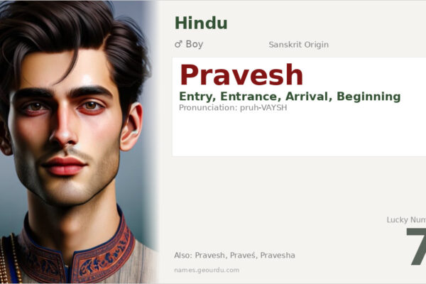 Pravesh Name Meaning — Sanskrit Origin, Boy Name & Details (2025)