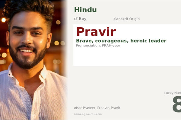 Pravir Name Meaning — Sanskrit Origin, Boy & Details (2025)
