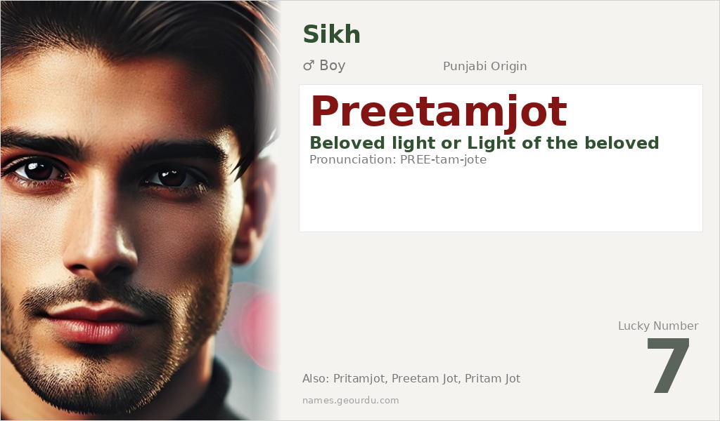 Preetamjot Name Meaning and Details