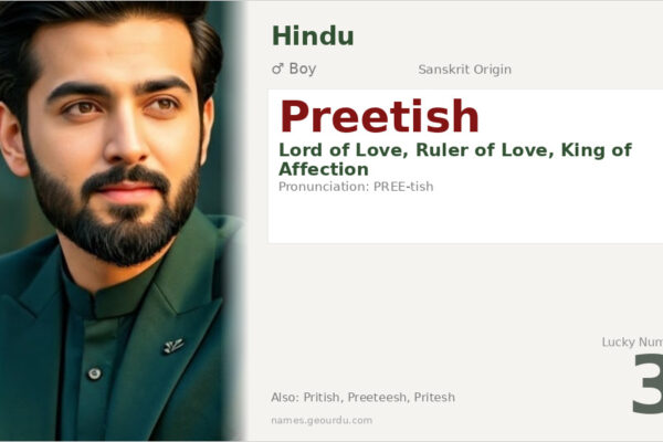 Preetish Name Meaning — Sanskrit Origin, Boy Name & Details (2025)