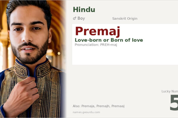 Premaj Meaning — Sanskrit Origin, Boy Name & Details (2025)