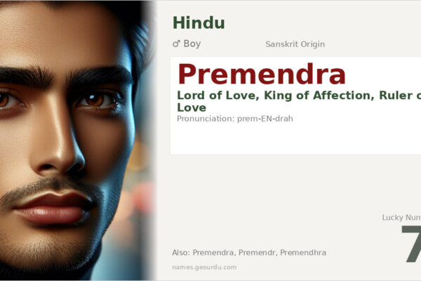 Premendra Name Meaning — Sanskrit Origin, Boy Name & Details (2025)