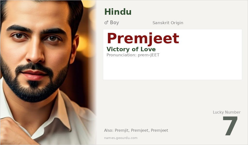 Premjeet Name Meaning and Details