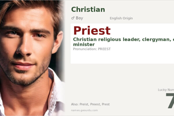 Priest Name Meaning — Christian Origin, Boy Name & Details (2025)