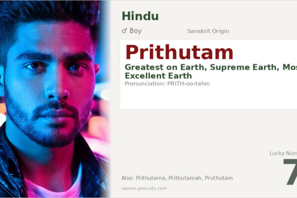 Prithutam Name Meaning — Sanskrit Origin, Boy Name & Details (2025)