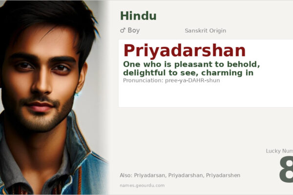 Priyadarshan Name Meaning — Sanskrit Origin, Boy Name & Details (2025)