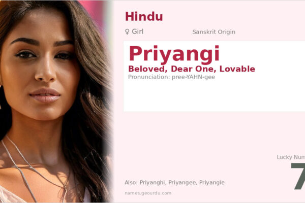 Priyangi Name Meaning — Sanskrit Origin, Girl Name & Details (2025)