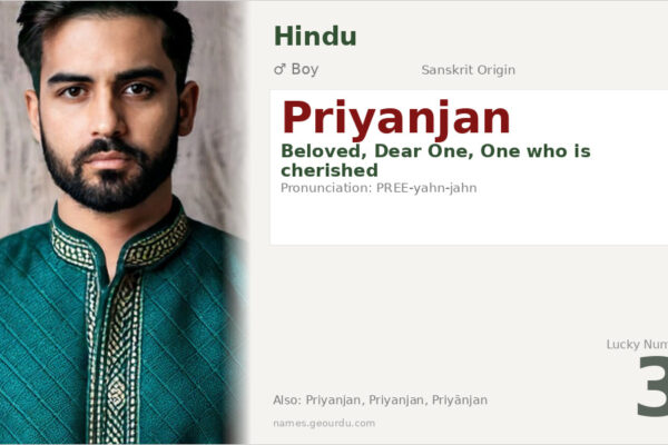 Priyanjan Name Meaning — Sanskrit Origin, Boy Name & Details (2025)