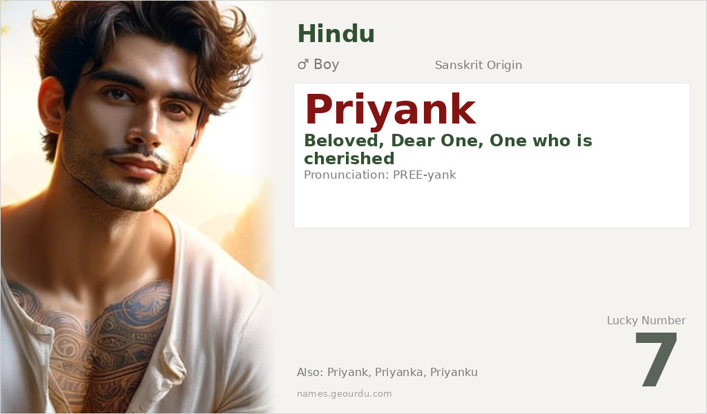 Priyank Name Meaning and Details