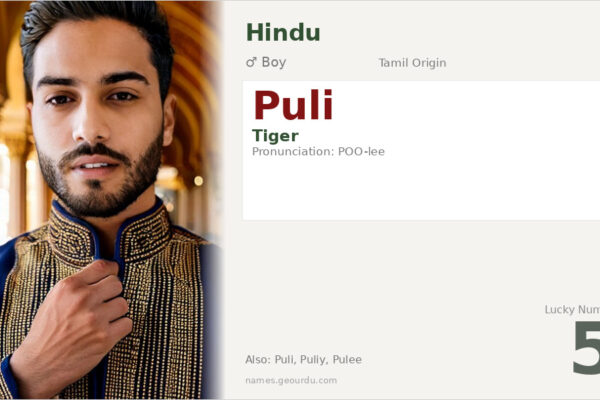 Puli Name Meaning — Tamil Origin, Boy Name & Details (2025)