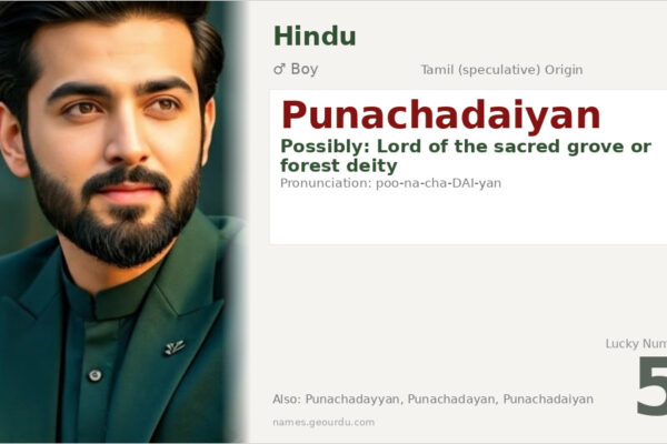 Punachadaiyan Name Meaning — Origin, Gender & Details (2025)