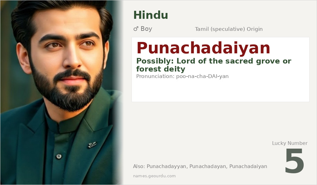 Punachadaiyan Name Meaning and Details