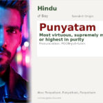 Punyatam Name Meaning and Details