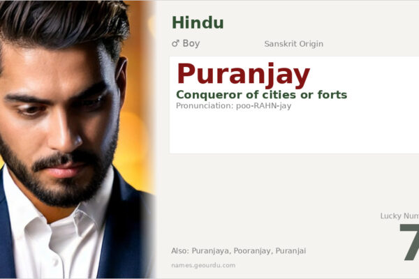 Puranjay Name Meaning — Sanskrit Origin, Boy Name & Details (2025)