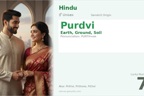 Purdvi/Prithvi Name Meaning — Sanskrit Origin, Gender & Details (2025)
