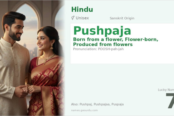 Pushpaja Name Meaning — Sanskrit Origin, Gender & Details (2025)