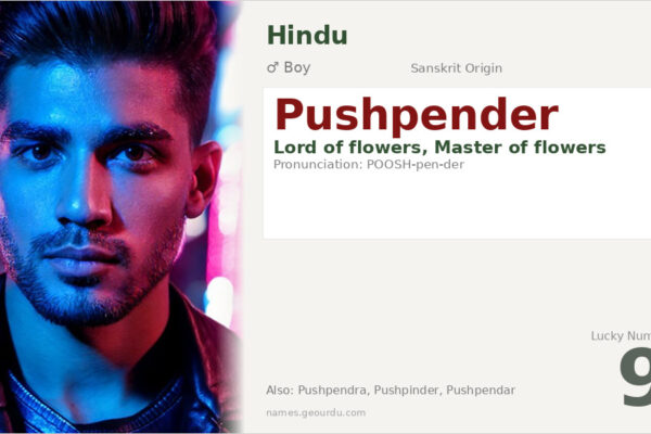Pushpender Name Meaning — Sanskrit Origin, Boy Hindu Name & Details (2025)