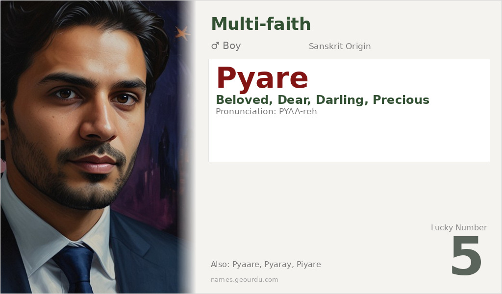 Pyare Name Meaning and Details