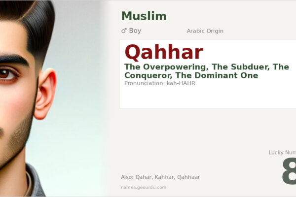 Qahhar Name Meaning — Arabic Origin, Islamic Significance & Details (2025)