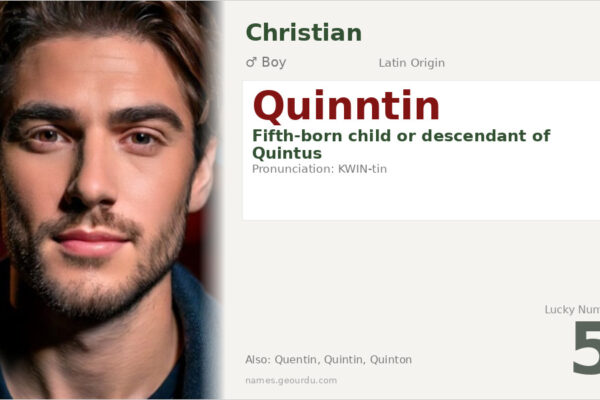 Quinntin Name Meaning — Latin Origin, Boy Name & History (2025)