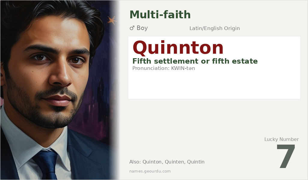 Quinnton Name Meaning and Details