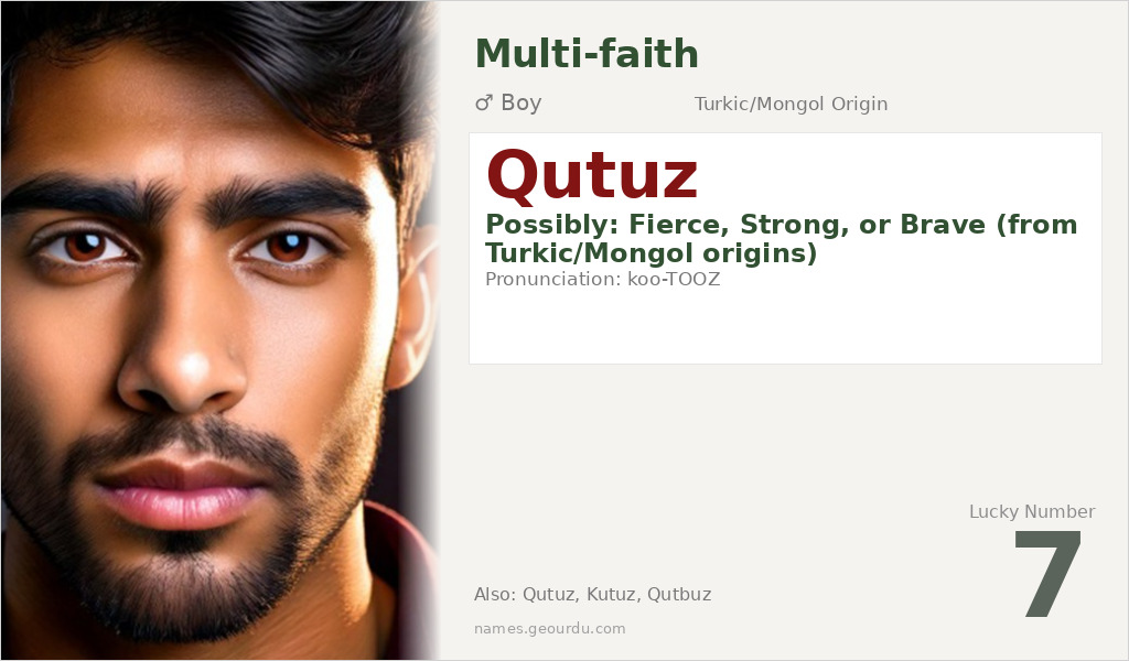 Qutuz Name Meaning and Details