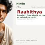 Raahithya Name Meaning and Details