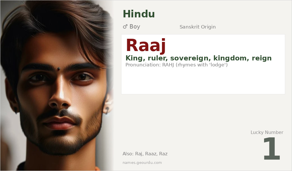 Raaj Name Meaning and Details