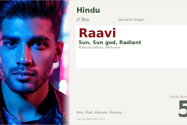 Raavi Name Meaning — Sanskrit Origin, Boy Name & Details (2025)