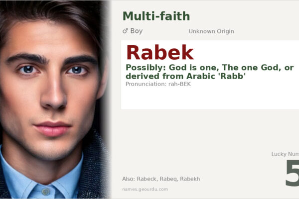 Rabek Name Meaning — Origin, Gender & Details (2025)